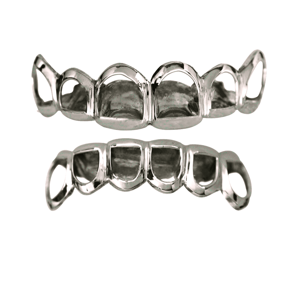 Sterling Silver Clean Open Face Set - Buy Gold Teeth